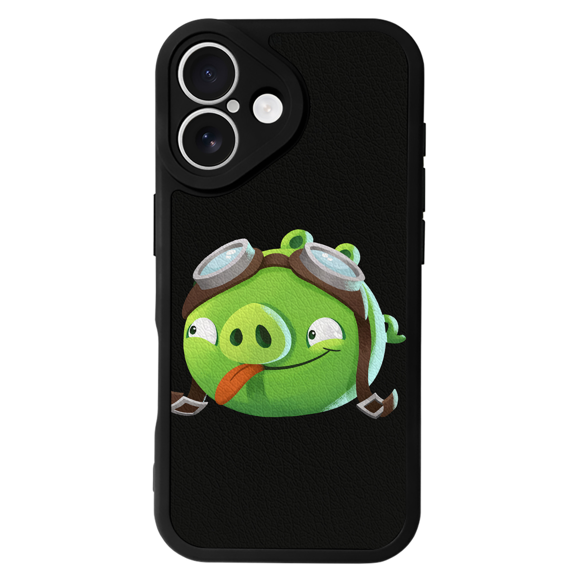（画像用） Angry Birds アングリーバード 【iPhone 16シリーズ対応】シリコンスマホケース（レザー調） 材質：シリコン